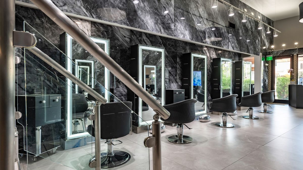 MG Hair Studios salon interior in Coral Gables